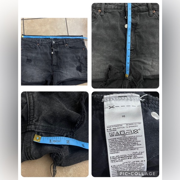 Old Navy High-Rise Cut off Short O.G Size 16 - Picture 3 of 8